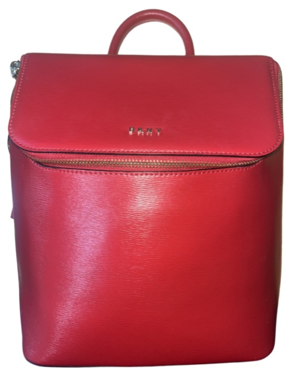 DKNY New York Bryant Saffiano Leather Top Zip
Backpack - Bright Red